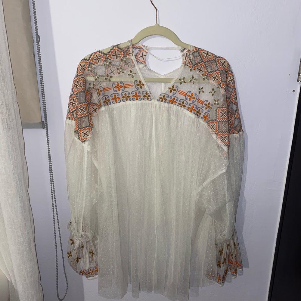 Free people tulle top